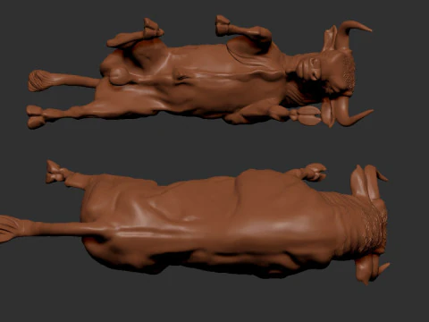 Toro de carga Modelo de impresión 3D