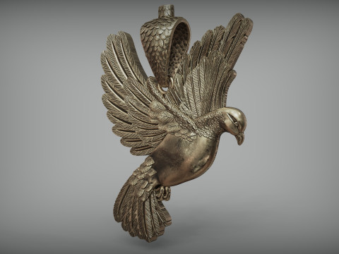 Pigeon pendant 3D Print Model