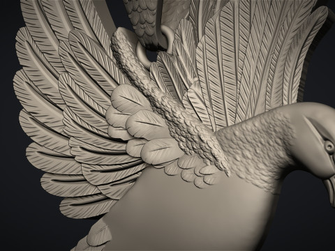 Pigeon pendant 3D Print Model