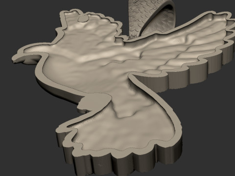 Pigeon pendant 3D Print Model