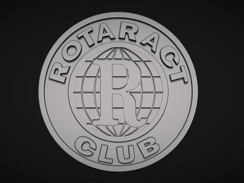 Rotaract Club Logo 3D Print Model