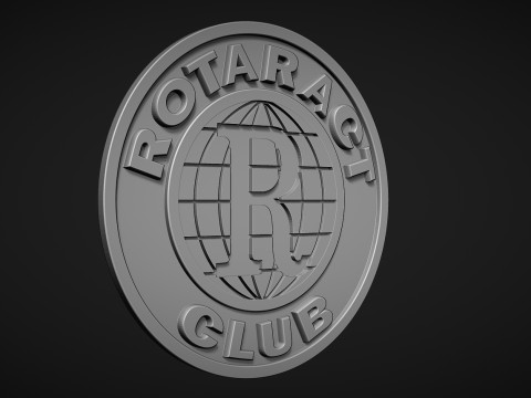 Rotaract Club Logo 3D-printmodel