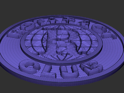 Rotaract Club Logo 3D-printmodel