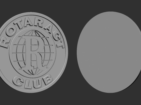 Rotaract Club Logo 3D-printmodel