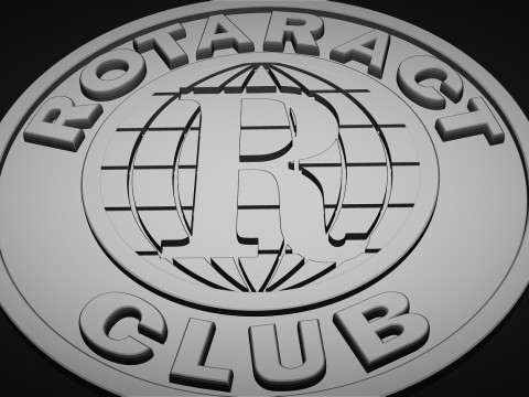 Rotaract Club Logo 3D-printmodel