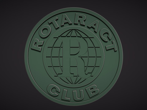 Rotaract Club Logo 3D-printmodel