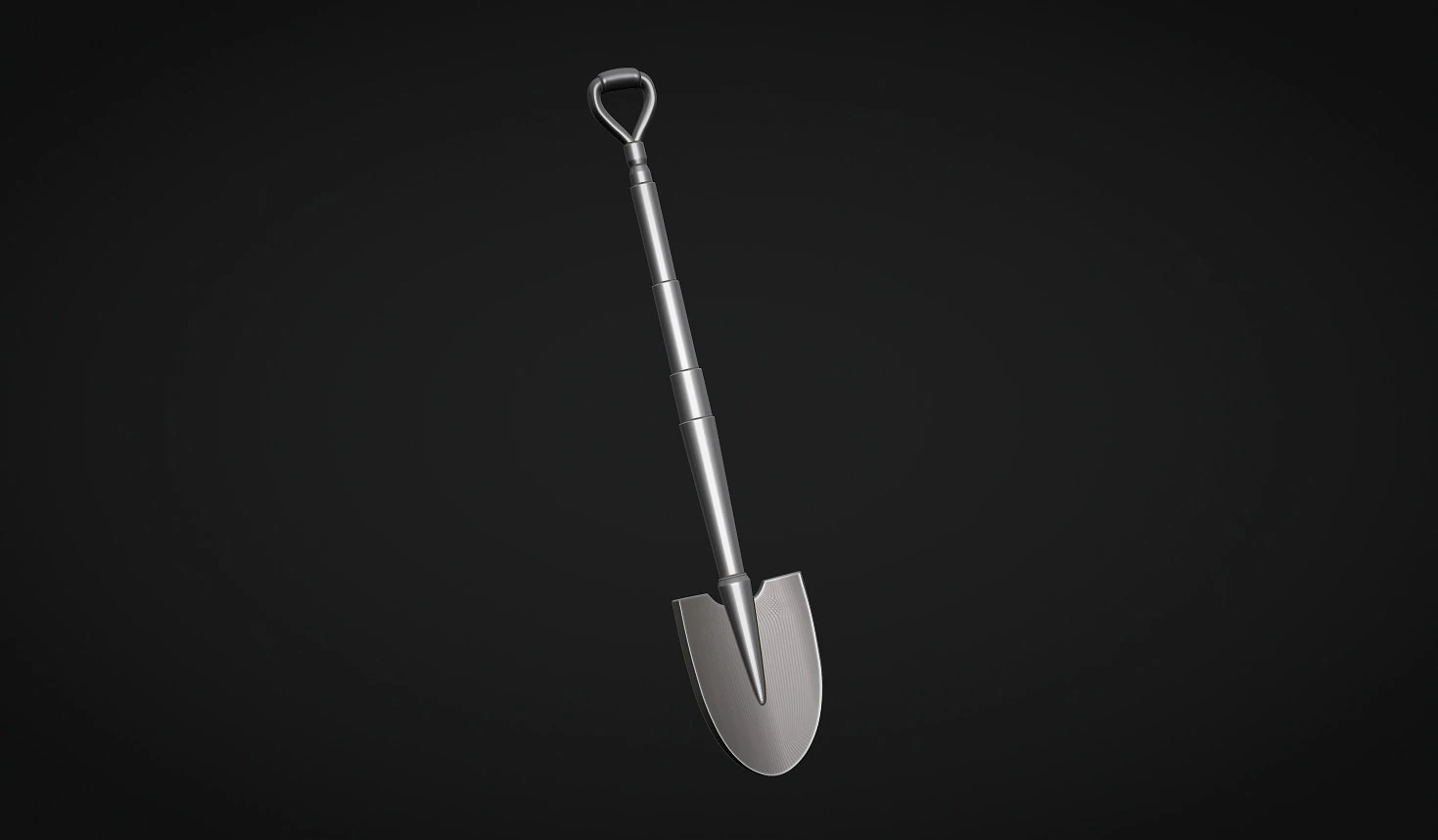 Shovel 3D Model .c4d .max .obj .3ds .fbx .stl .blend