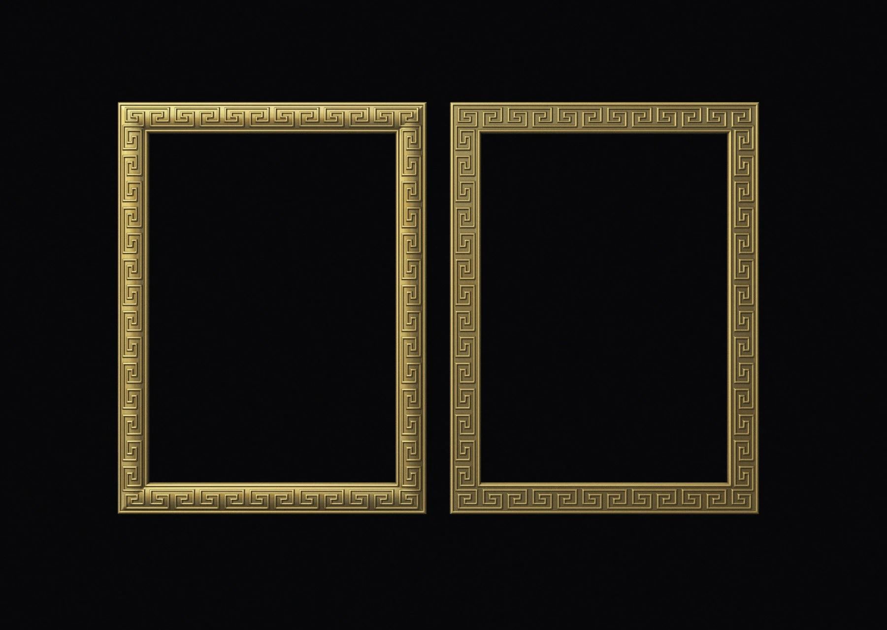 Frame Mirror 3D Print Model .c4d .max .obj .3ds .fbx .stl .blend 