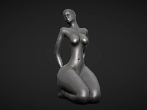 Woman Sculpture 3D Print Model