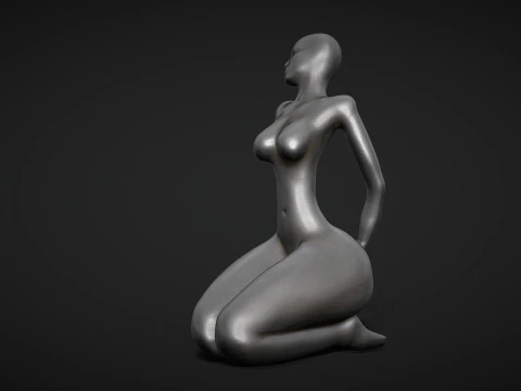 Woman Sculpture 3D Print Model