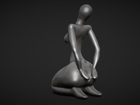 Woman Sculpture 3D Принт Модель