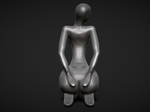 Woman Sculpture 3D Принт Модель