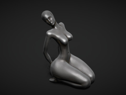 Woman Sculpture 3D Принт Модель
