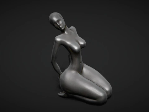Woman Sculpture 3D Print Model