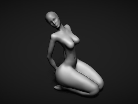 Woman Sculpture 3D Принт Модель