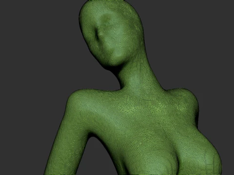 Woman Sculpture 3D Print Model