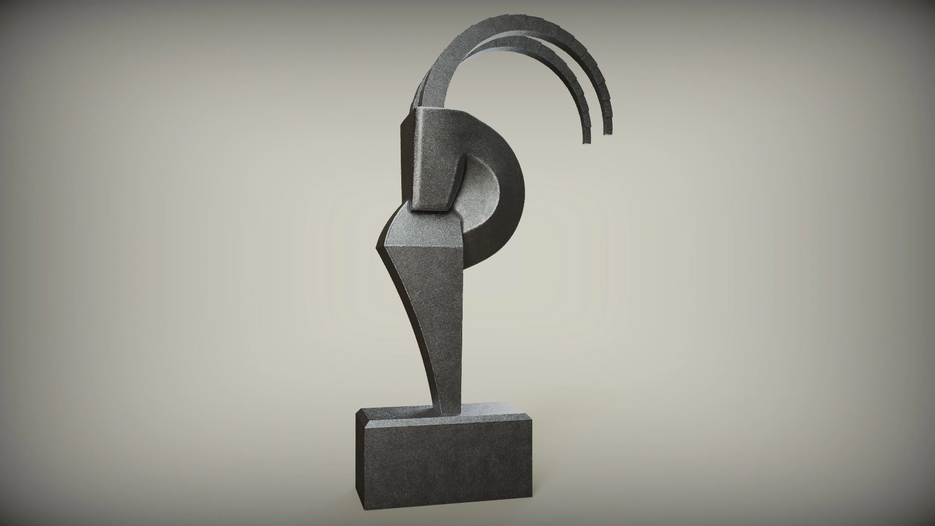 Mountain Goat Home Decor 3D Print Model .c4d .max .obj .3ds .fbx .stl .blend 