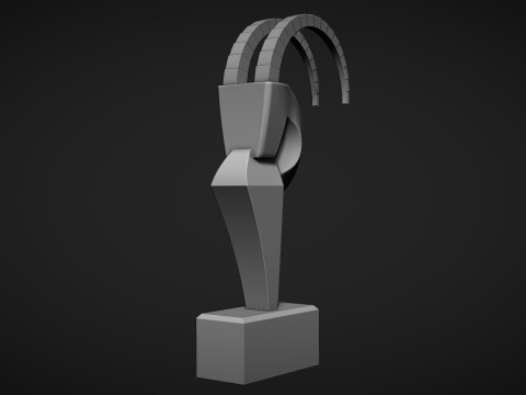 Mountain Goat Home Decor Modelo de Impressão 3D