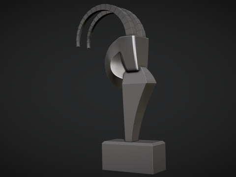 Mountain Goat Home Decor Modelo de Impressão 3D