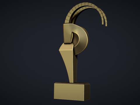 Mountain Goat Home Decor Modelo de Impressão 3D