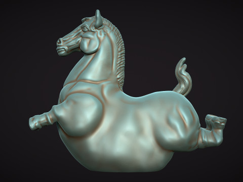 Fat horse statue 3D Принт Модель