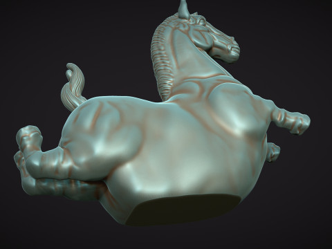 Fat horse statue 3D Принт Модель