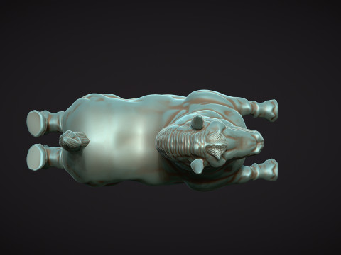 Fat horse statue 3D Принт Модель