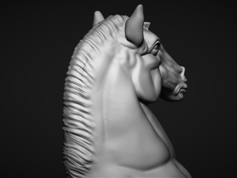 Fat horse statue 3D Принт Модель