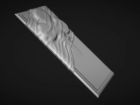 Memorial Tombstone with cross 3D Print Model