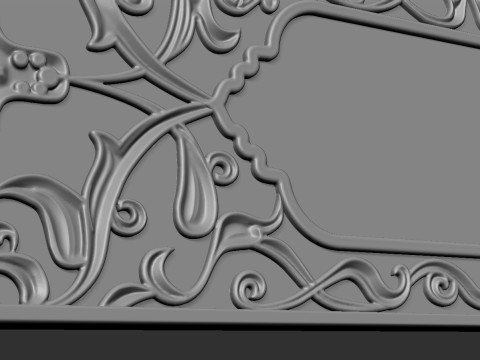 Islamic Memorial Tombstone 3D Print Model