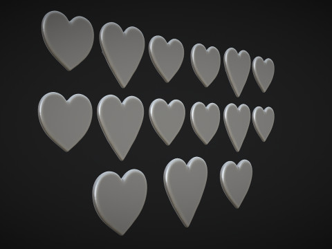 Happy Valentines Day with heart 3D Принт Модель