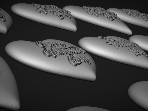 Happy Valentines Day with heart 3D Принт Модель