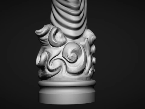 Est&aacute;tua da Virgem Maria Modelo de Impressão 3D