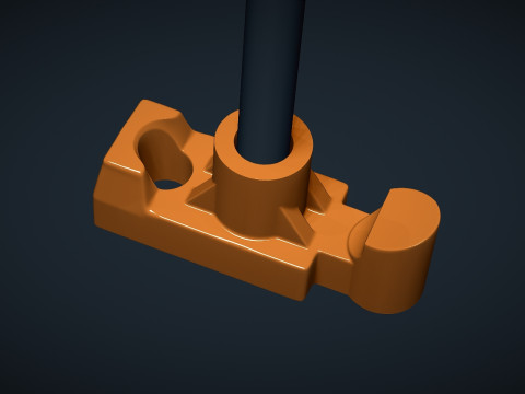 Tent pegs hook rope stringing eyelets 3D-printmodel