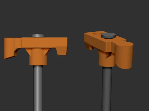 Tent pegs hook rope stringing eyelets 3D Print Model
