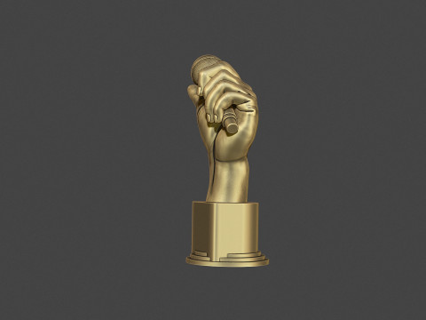 Microphone Trophy 3D Принт Модель