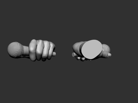 Microphone Trophy 3D Принт Модель