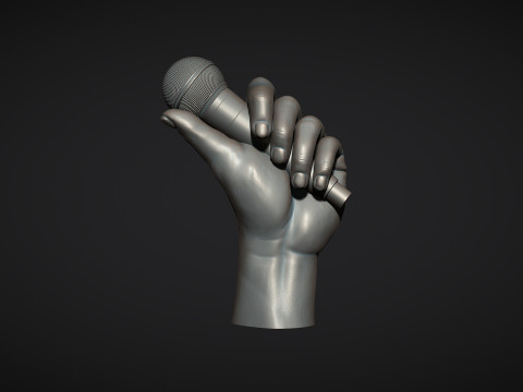 Microphone Trophy 3D Принт Модель