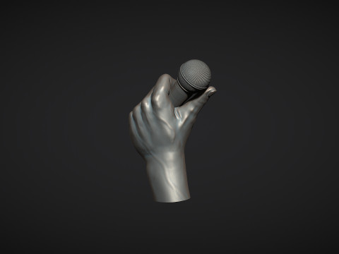 Microphone Trophy 3D Принт Модель