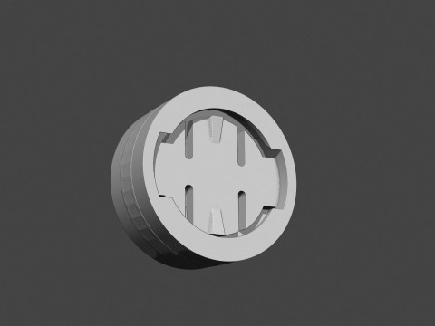 Garmin Mount Holder Bracket Adapter concave on both sides 3D 모델