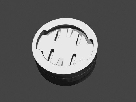 Garmin Mount Holder Bracket Adapter concave on both sides 3D 모델