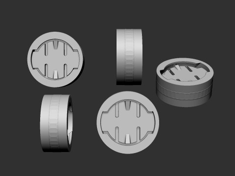 Garmin Mount Holder Bracket Adapter concave on both sides 3D 모델