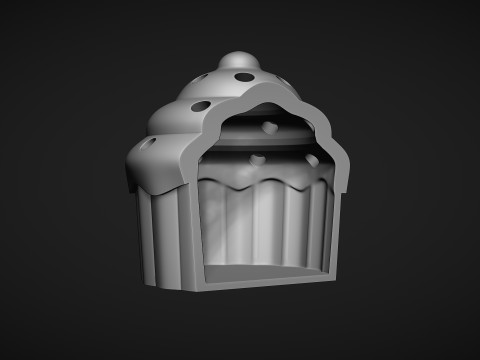Cupcake Tealight Holder 3D Print Model