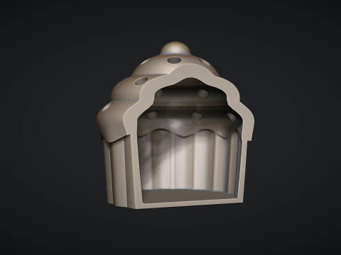 Cupcake Tealight Holder 3D Print Model