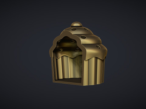Cupcake Tealight Holder 3D Print Model