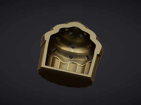 Cupcake Tealight Holder 3D Print Model