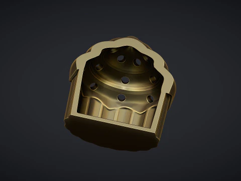 Cupcake Tealight Holder 3D Print Model