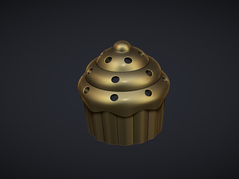Cupcake Tealight Holder 3D Print Model