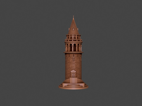 Galata Tower Modèles 3D en vedette