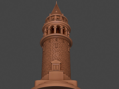 Galata Tower Modèles 3D en vedette